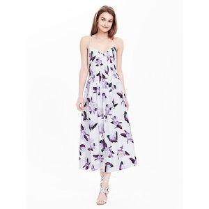 Floral Pintuck Dress